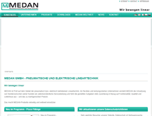 Tablet Screenshot of medan-gmbh.com